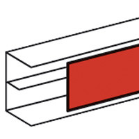 Parapetcsatorna fedél 65mm x 2000mm fényesfehér műanyag kezeletlen DLP Legrand 010521