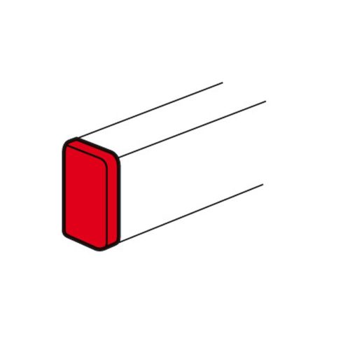 Parapetcsatorna végzáró 105x50-csatornához szimmetrikus 105mm x 50mm kezeletlen DLP Legrand 010700