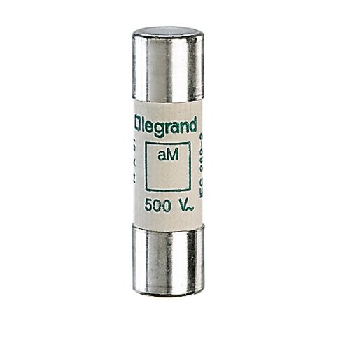 Hengeres biztosítóbetét gG 14x51mm 10A AC500/600V Lexic Legrand 014010