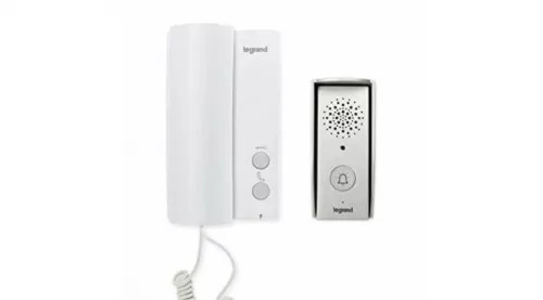 Kaputelefon készlet audio 2+n 1kaputábla 1lakástelefon Legrand 369500