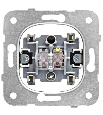 Kapcsolóbetét+állásjelző LED  1 pólusú  rugós csatlakozás Schrack EV100003