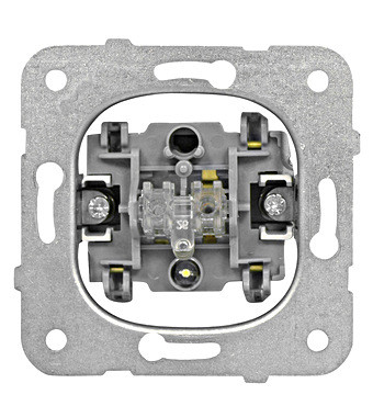 Nyomógomb betét jelzőfénnyel  rugós csatlakozás Schrack EV100021