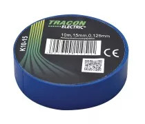 Tracon Szigetelő szalag 10mx15mm kék K10 -15