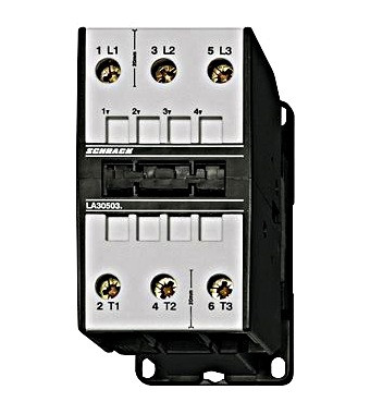 Mágneskapcsoló  22kW  24VAC  50A AC3  110A AC1 Schrack LA305030