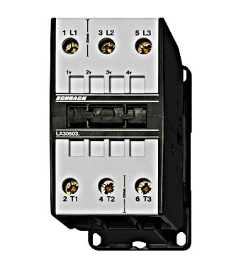 Mágneskapcsoló  22kW  110VAC  50A AC3  110A AC1 Schrack LA305032