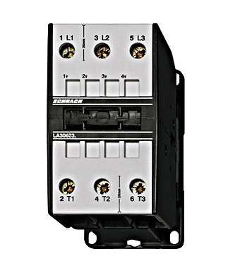 Mágneskapcsoló  30kW  24VAC  62A AC3  120A AC1 Schrack LA306230