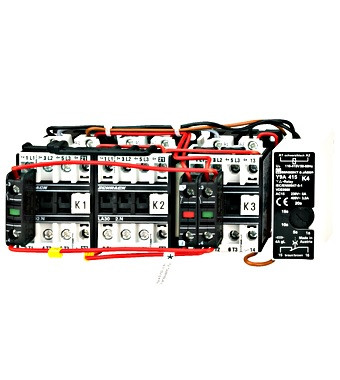 Csillag-delta mágneskapcsoló kombináció  7.5kW  24VAC Schrack LA3Y15Y0