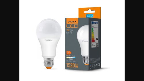 Videx A65 LED izzó 15 W-os natúr fehér  E27-es foglalattal