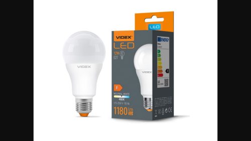 Videx A60 LED izzó 12 W-os natúr fehér  E27-es foglalattal