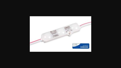 MasterLED 3 LED/db 12 V-os vízálló hideg fehér opál LED modul