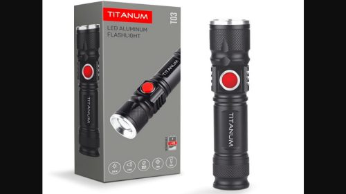 Videx TITANUM hordozható LED zseblámpa  6500K  230lm  TLF-T03