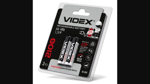 Videx HR6/AA 2100mAh újratölthető akkumlátor (darabár  min. rendelhető mennyiség 2 db)