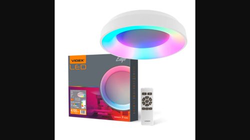 Videx EDGE 72 W-os  RGB fehér LED távirányítós mennyezeti lámpa