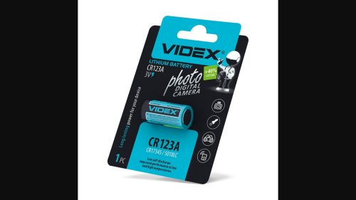 Videx CR123A Li-ion elem 1db/ csomag