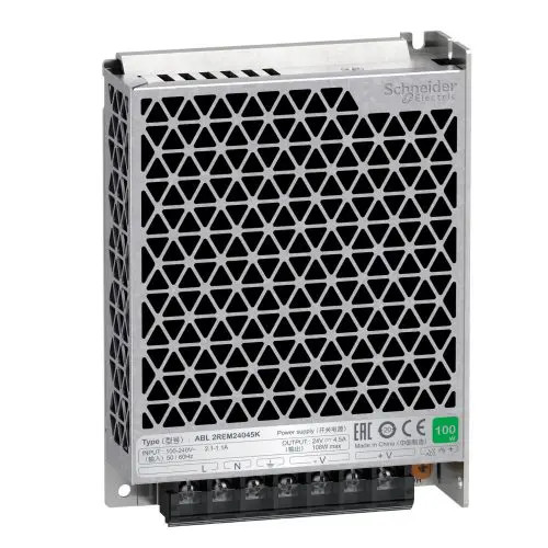 DC tápegység panelre 100-240VAC-be 24VDC-ki 4.5A-ki 100W Easy Modicon Schneider ABL2REM24045K