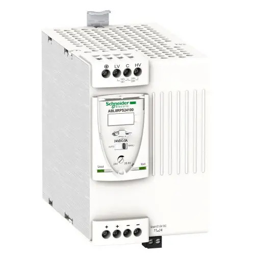 Kapcsolóüzemű DC tápegység 100-500VAC-be 24-28.8VDC-ki 10A-ki 240W Phaseo ABL Schneider ABL8RPS24100