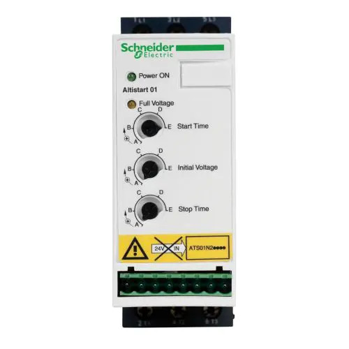 Lágyindító 380-415V 1.5kW/400Vszabvány kapcsolás 6A Altistart 01 Schneider ATS01N206QN