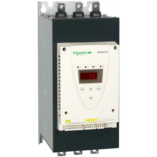 Lágyindító/lágyleállító Modbus 230-440V 55kW/400Vszabvány kapcsolás 110A Altistart 22 Schneider ATS22C11Q