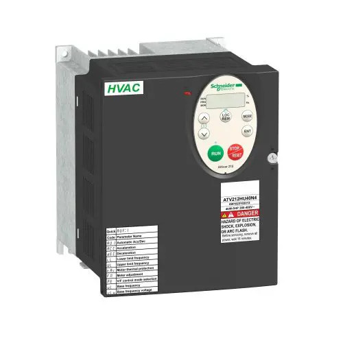 Frekvenciaváltó 3F 380-480V/be 3F 480V/max.ki 4kW IP21 Altivar 212 Schneider ATV212HU40N4