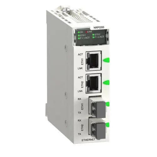 Opto/réz átalakító MultiModus 100000kBit/s opto MODBUS egyéb busz Modicon M340 Schneider BMXNRP0200