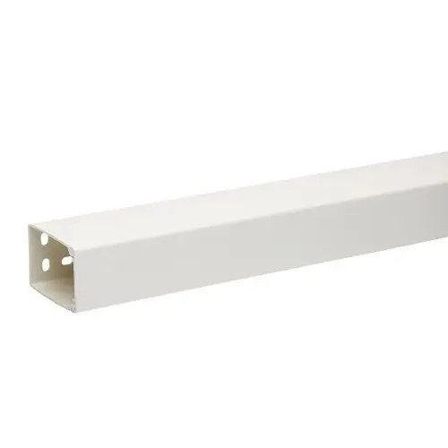 Vezetékcsatorna műanyag 60mm x 25mm x 2000mm fényesfehér kezeletlen halogénmentes Ultra Schneider ETK60325