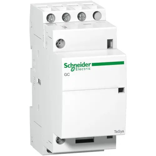 Installációs kontaktor sorolható 16A 0-415V AC 220-240V AC-műk 2M TeSys GC1 Schneider GC1630M5