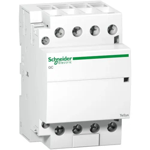 Installációs kontaktor sorolható 40A 250V AC 2-z 2-ny 220-240V AC-műk 6mod TeSys GC4 Schneider GC4022M5