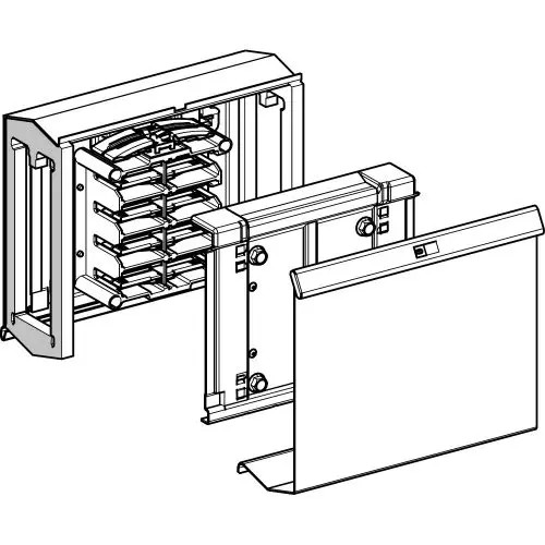 Adapter régi KS sínhez 250A  Canalis Schneider KSA250FA4