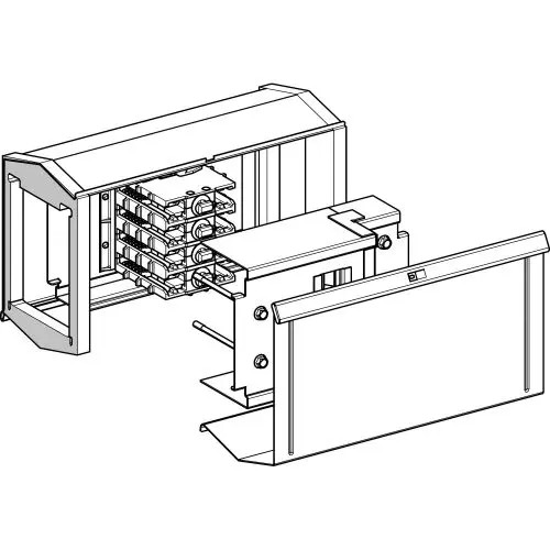 Adapter régi KS sínhez 500A  Canalis Schneider KSA500FA4