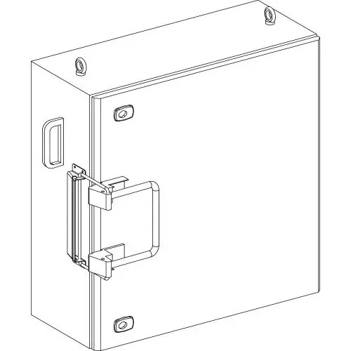 Síncsatorna leágazódoboz 3P+PEN T2 biztosítóhoz 400A 230-690V/AC50Hz IP55 fehér Canalis Schneider KSB400SE5