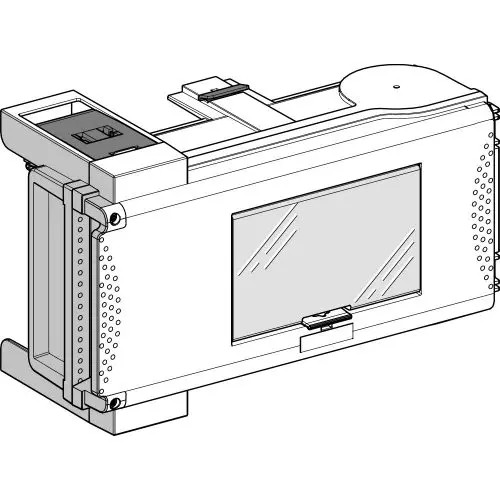 Síncsatorna leágazódoboz 3P+N+PE 8modul készülékhez 63A 230-690V/AC50Hz IP55 Canalis Schneider KSB63SM48