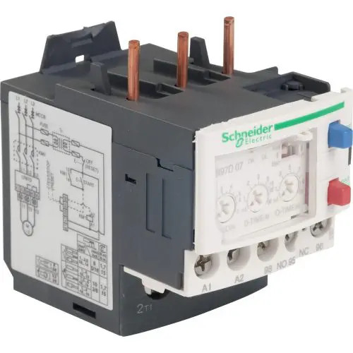 Elektronikus motorvédőrelé 1.2-7A 1-v állítható 200-240V50Hz AC csavaros TeSys LR97D Schneider LR97D07M7