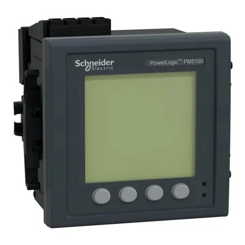 Többfunkciós teljesítménymérő 3F LCD impulzusadós elektronikus 5A PowerLogic PM5000 Schneider METSEPM5110