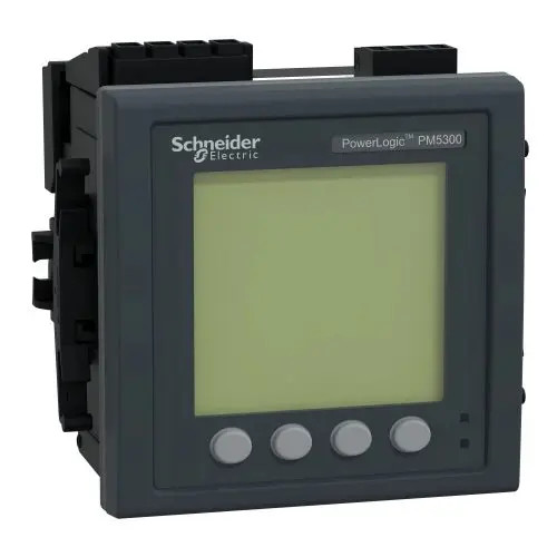 Többfunkciós teljesítménymérő 3F LCD impulzusadós elektronikus 5A PowerLogic PM5000 Schneider METSEPM5340