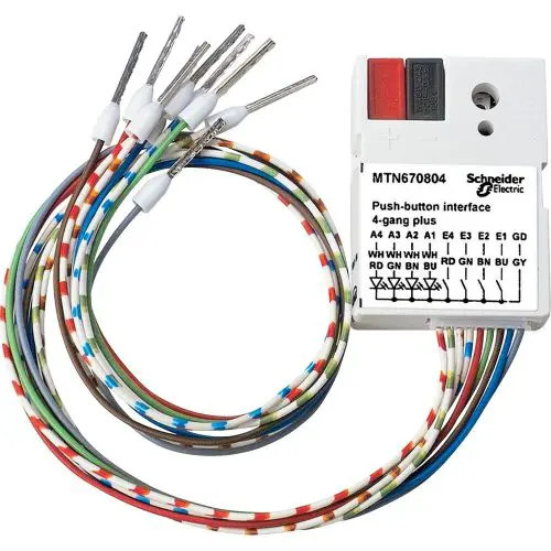 KNX 4-be- pulzált süllyesztett IP20 KNX Schneider MTN670804