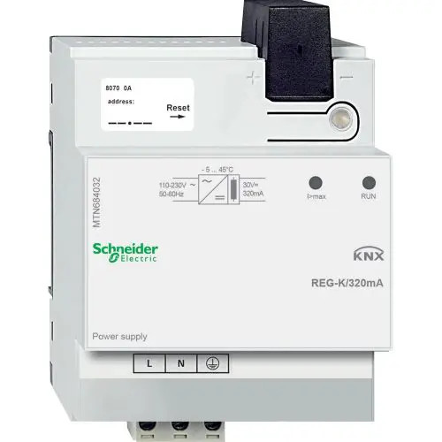 KNX tápegység 4M kalapsínre 30V 320mA-max. Schneider MTN684032