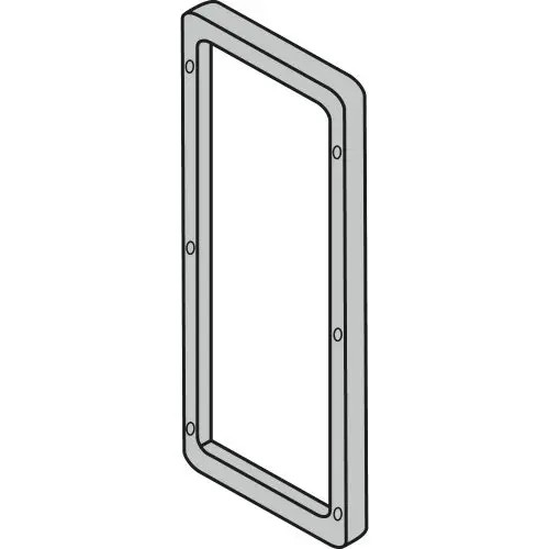 Csatolókészlet 185mm-sz 635mm-ma 19.5mm-mé műanyag szürke Spacial CRN Schneider NSYAEUBU61SC