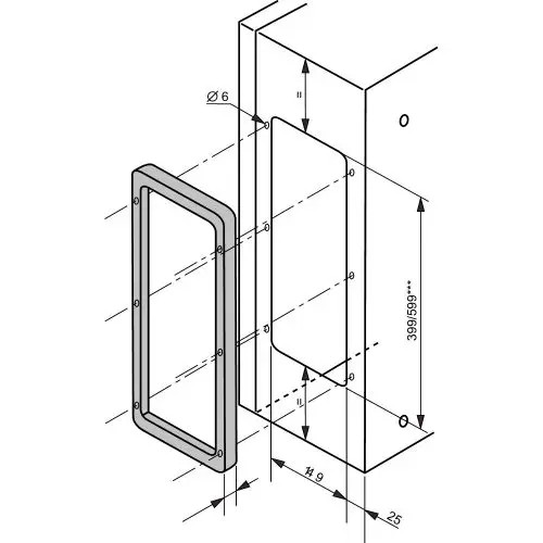 Csatolótávtartó készlet (4db) 150mm-sz 15mm-ma 130mm-mé műanyag fehér Spacial CRN Schneider NSYAEUBUSC