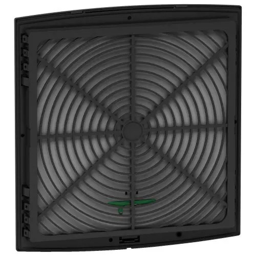 Szellőzőrács kapcsolószekrény ventiláltorra fix zsaluval 291mm-sz/kivágás ClimaSys CA Schneider NSYCAG291DG