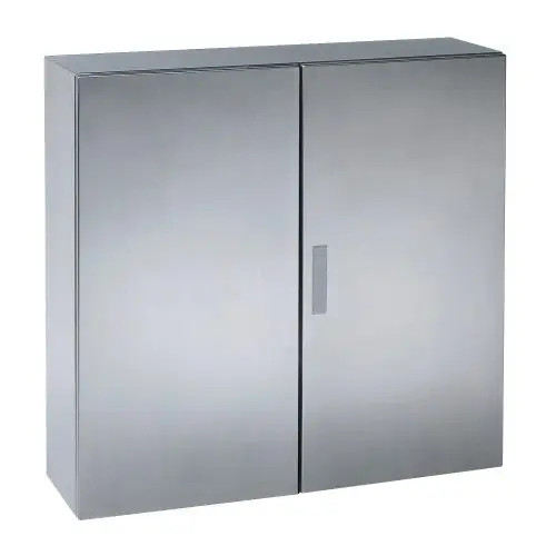 Szekrény fali teli ajtós INOX nemesacél 1000mm 1000mmx 300mmx IP55 Spacial CRSX Schneider NSYS3X101030