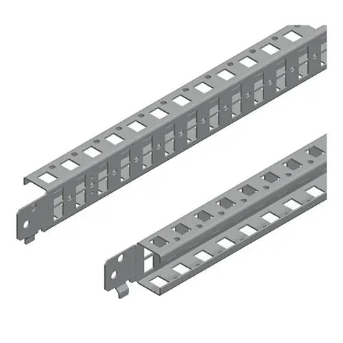 Gyorsrögzítésű keresztsín egysoros (2db) 1000mmx 40mmx 27mm fém natúr Spacial SF/SM Schneider NSYSQCR40100