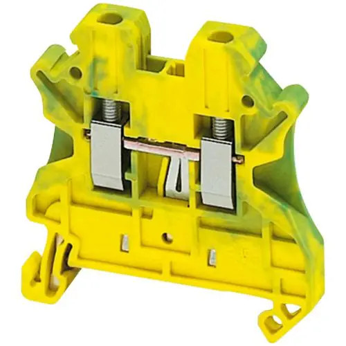 Földelő sorkapocs TS35 1-szintes 0.14-4mm2 zöld-sárga csavaros csavaros Linergy TR Schneider NSYTRV22PE