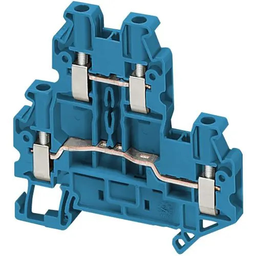 Átmenő sorkapocs TS35 2-szintes 24A 0.2-2.5mm2 kék csavaros csavaros Linergy TR Schneider NSYTRV24DBL