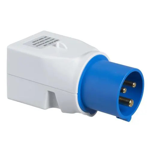 Dugaszoló adapter 2P-E 16A IEC/német IP20  PratiKa Schneider PKZA203