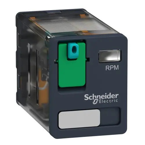 Teljesítményrelé 15A 2-v dugaszolós 12VDC monostabil IP40 Zelio RPM Schneider RPM21JD