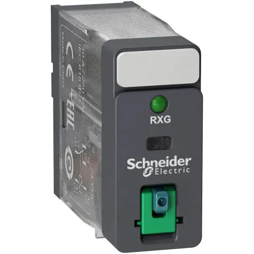 Csatolórelé 10A 1-v csúszósarus 10A 24VDC monostabil IP40 Zelio RXG Schneider RXG12BD