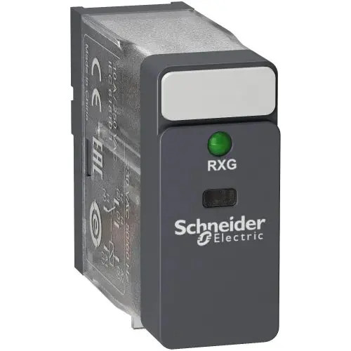 Csatolórelé 10A 1-v csúszósarus 10A 24VAC monostabil IP40 Zelio RXG Schneider RXG13B7