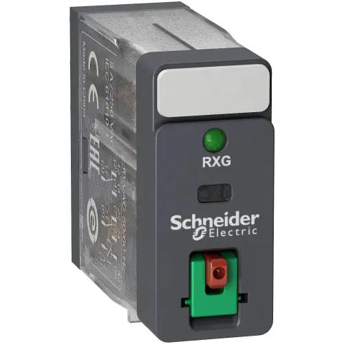 Csatolórelé 5A 2-v csúszósarus 5A 48VAC monostabil IP40 Zelio RXG Schneider RXG22E7