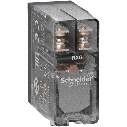 Csatolórelé 5A 2-v csúszósarus 5A 24VAC monostabil IP40 Zelio RXG Schneider RXG25B7