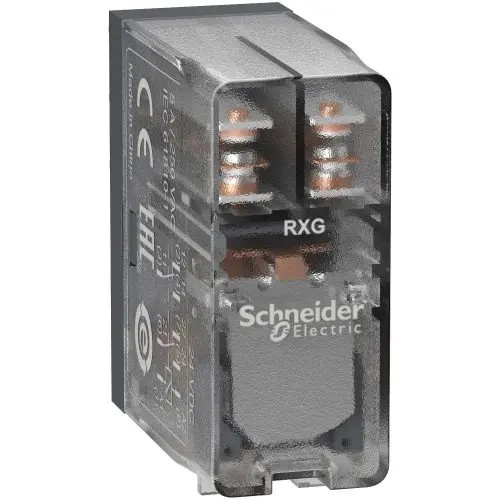 Csatolórelé 5A 2-v csúszósarus 5A 24VDC monostabil IP40 Zelio RXG Schneider RXG25BD